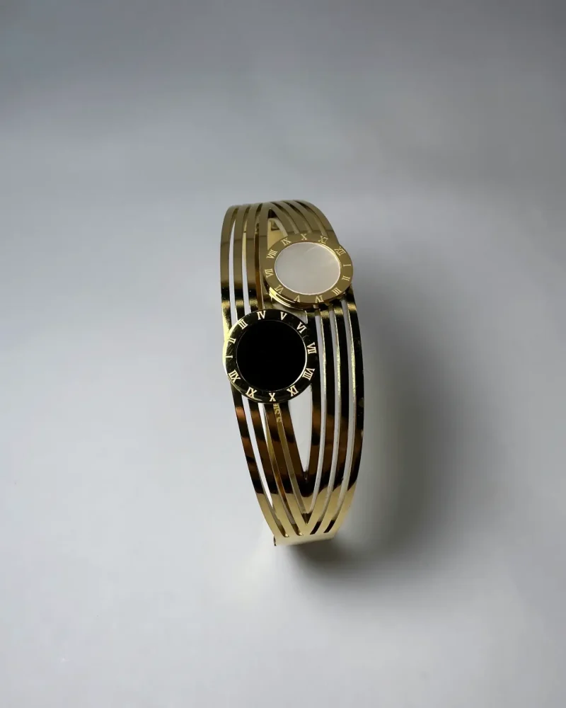 Double Watch Roman Bangle - Image 3