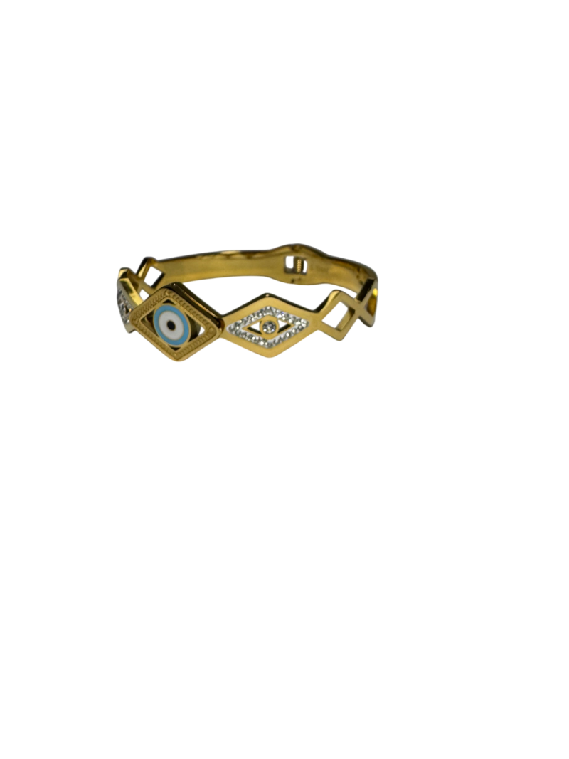 Rhombus Evil Eye Bangle - Image 6