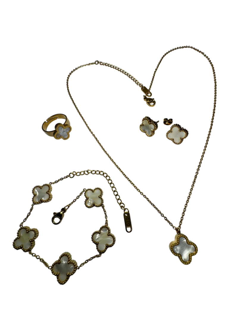 White Clover Jewelry Set - Image 2