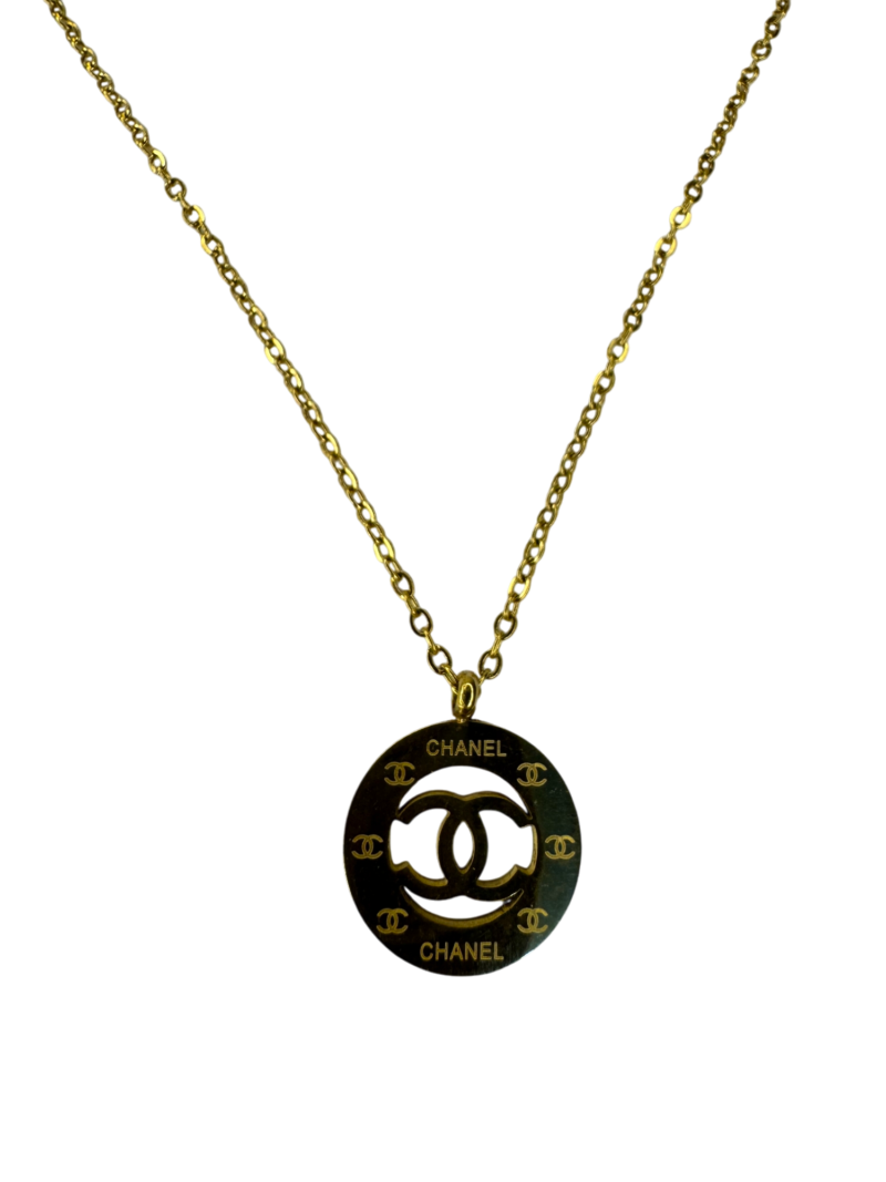 Chanel logo pendant