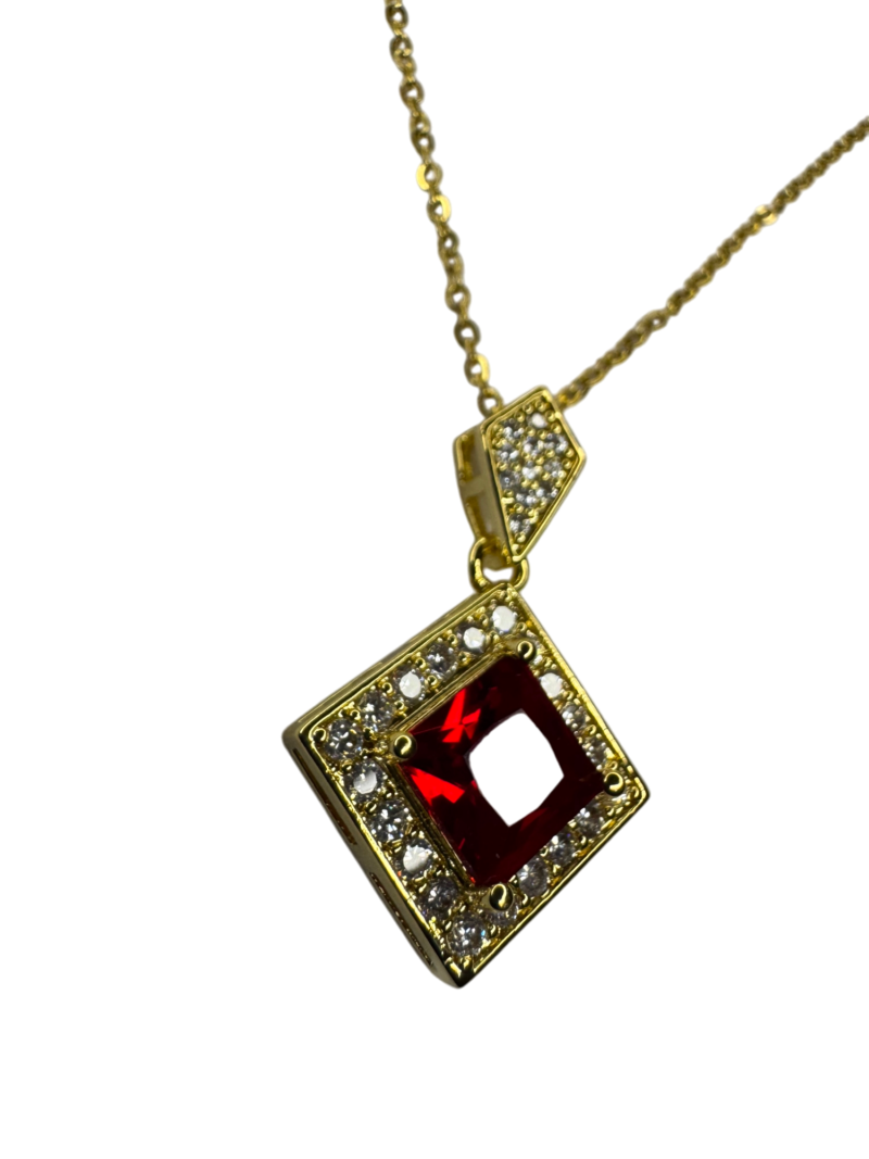 Crimson Elegance Pendant - Image 5