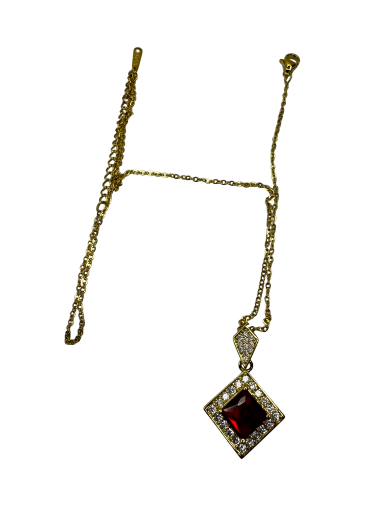 Crimson Elegance Pendant - Image 3