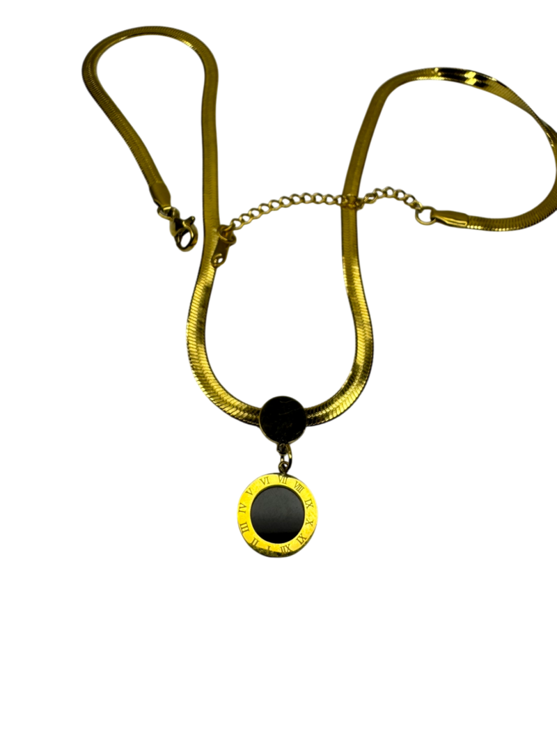 Roman Snake Chain Pendant