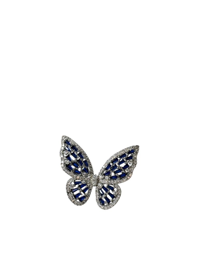 Royal Blue Fairy Butterfly Ring - Image 3