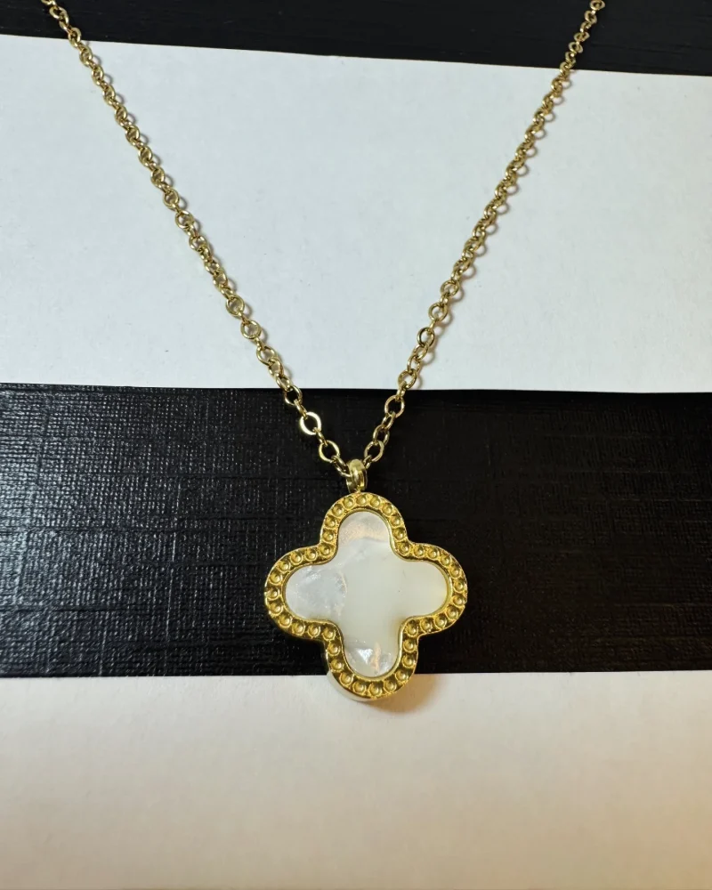 Two-Sided Clover Pendant