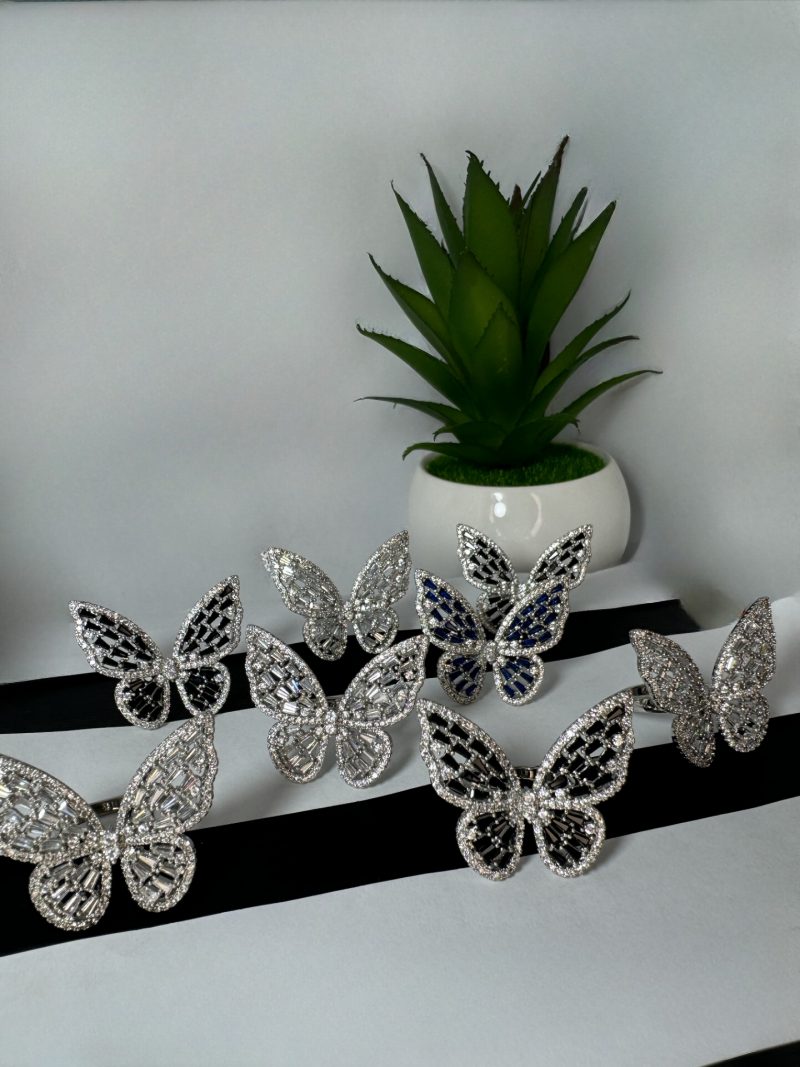 Zirconia Fairy Butterfly Ring